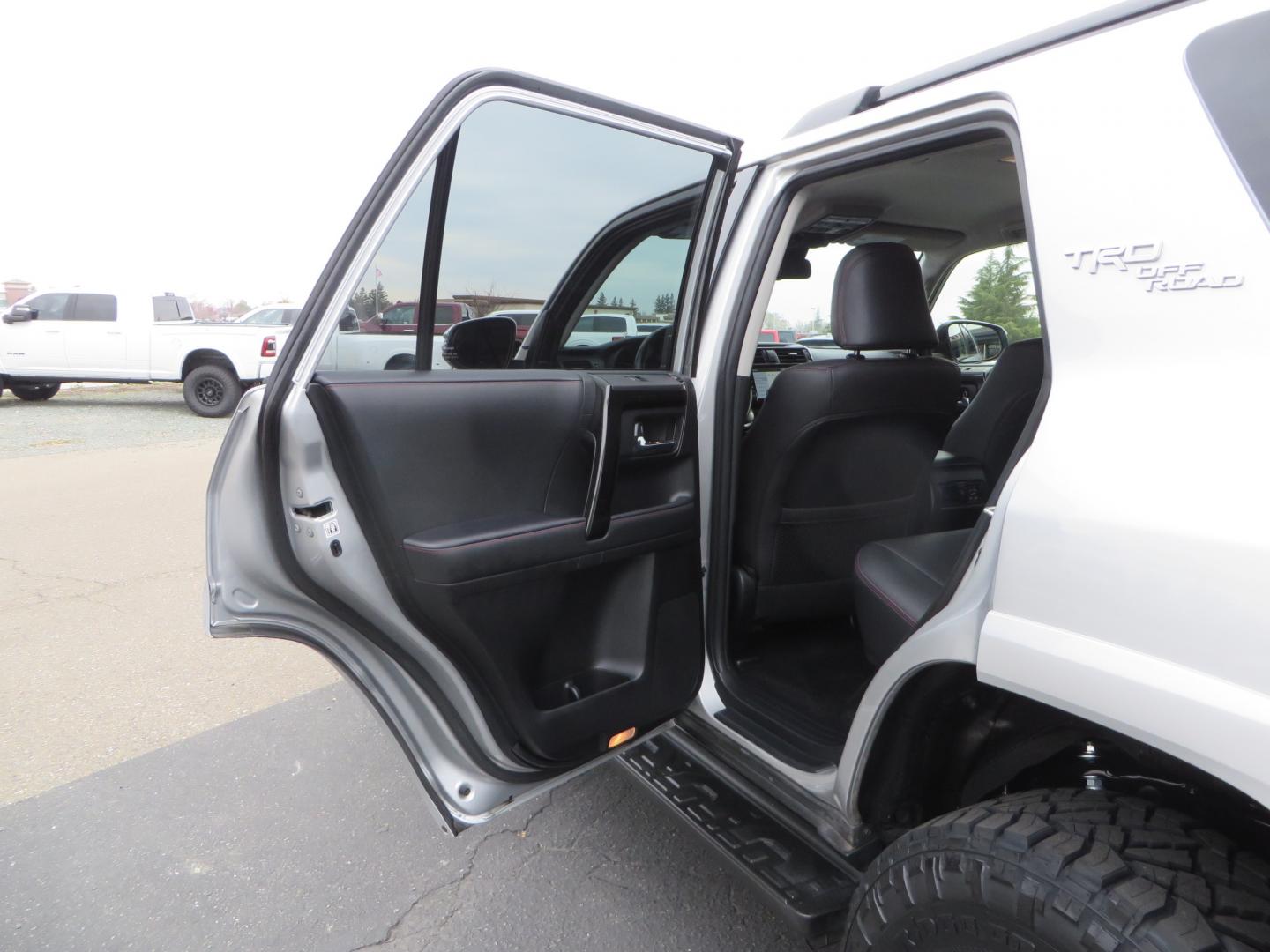 2022 SILVER /BLACK Toyota 4Runner TRD Off-road Premium (JTERU5JR0N6) with an V6, 4.0 Liter engine, Automatic, 5-Spd w/Sequential Shift transmission, located at 2630 Grass Valley Highway, Auburn, CA, 95603, (530) 508-5100, 38.937893, -121.095482 - Bilstein 5100 series front struts and rear shocks, 17" Modco wheels, and 285 Nitto Ridge Grappler tires. - Photo#31